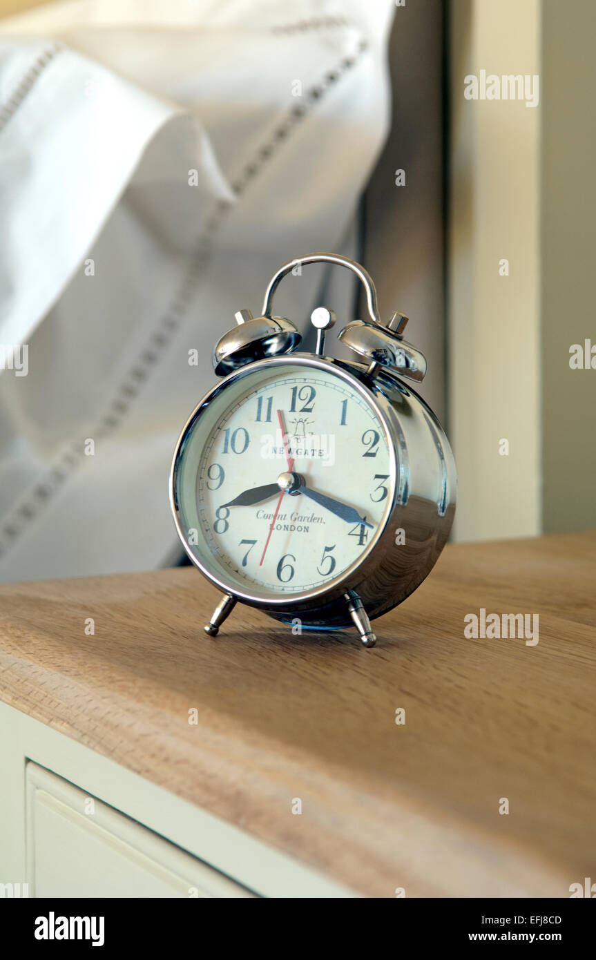 Bedroom alarm clock Stock Photo Alamy