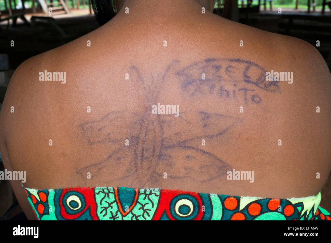 Native Girl Embera With A Tattoo In The Village Of The Indian Embera Stock Photo Alamy Native Girl Embera With A Tattoo In The Village Of The Indian Embera Stock Photo Alamy