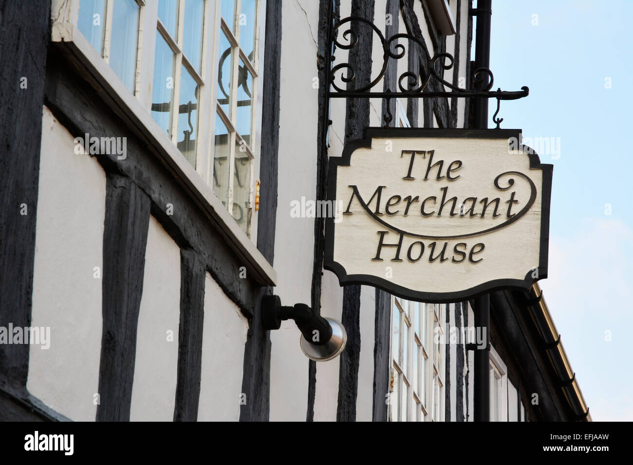 The Merchant House in Ludlow, Shropshire, UK. Stock Photo