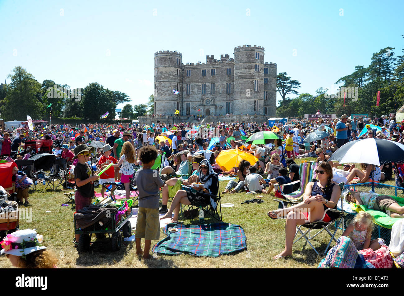 Camp Bestival 2014- Day 4 - Atmosphere  Featuring: Atmosphere Where: Dorset, United Kingdom When: 30 Jul 2014 Stock Photo