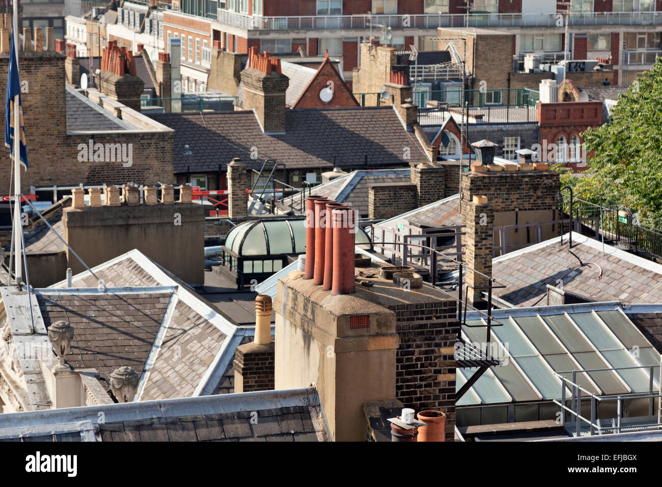 London Roofs Stock Photo - Alamy
