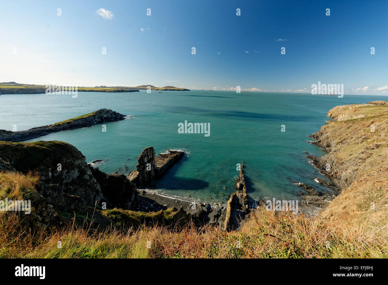 St Davids Head Pembrokeshire Wales Includes Beaches Cliffs Iron Age