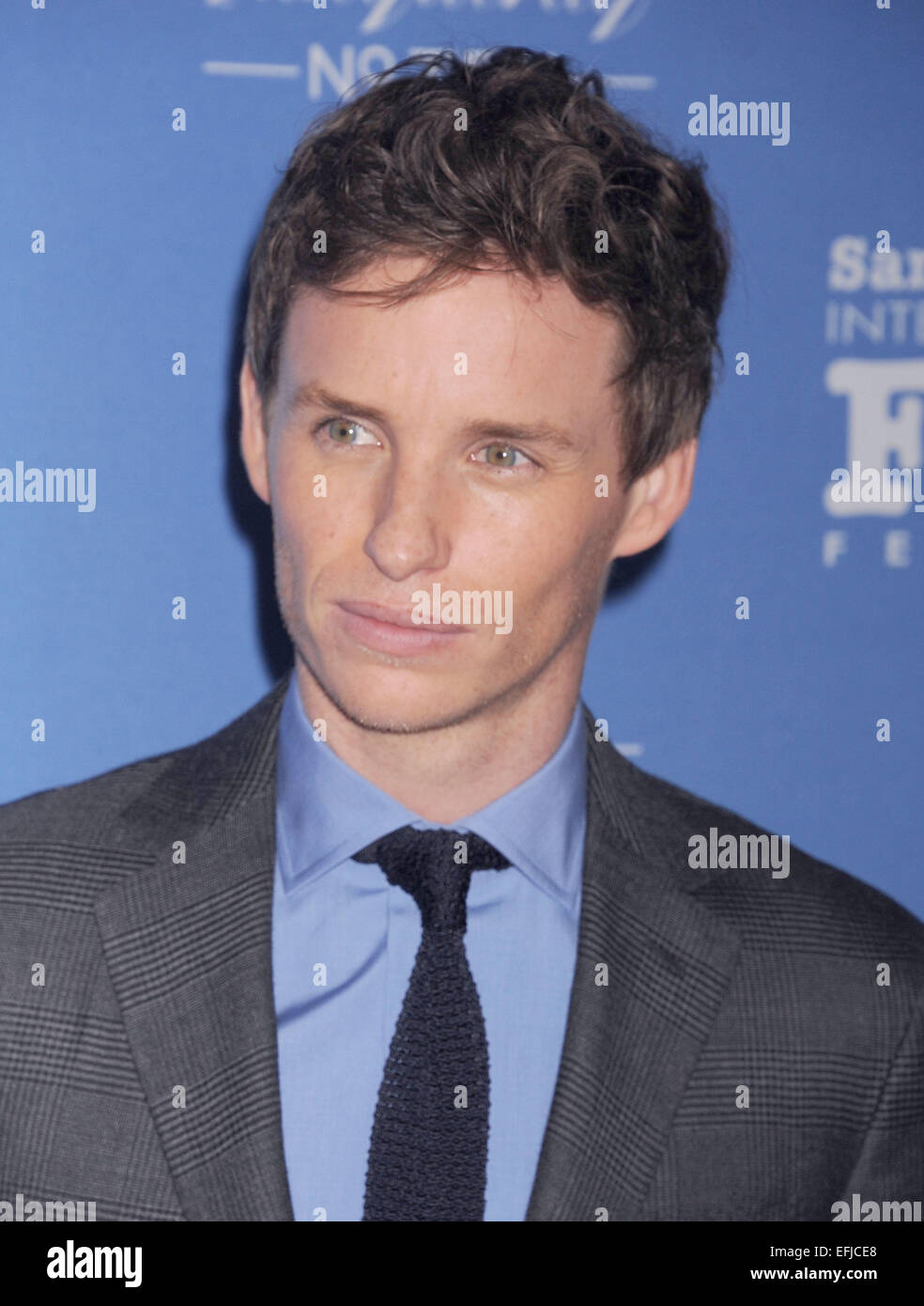 EDDIE REDMAYNE  English film actor  in January 2015. Photo Jeffrey Mayer Stock Photo