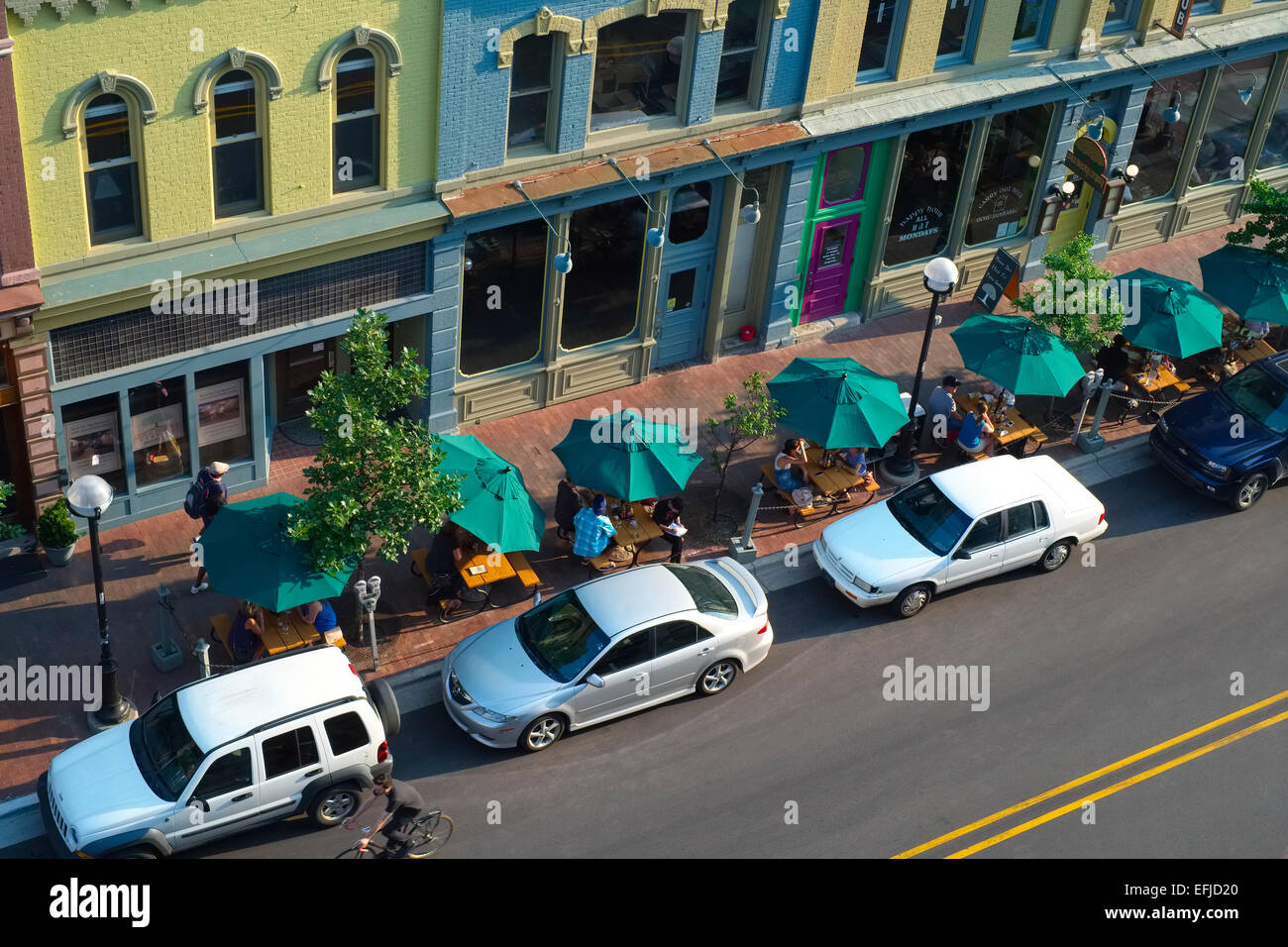 Ann Arbor Michigan City Street Stock Photo Alamy