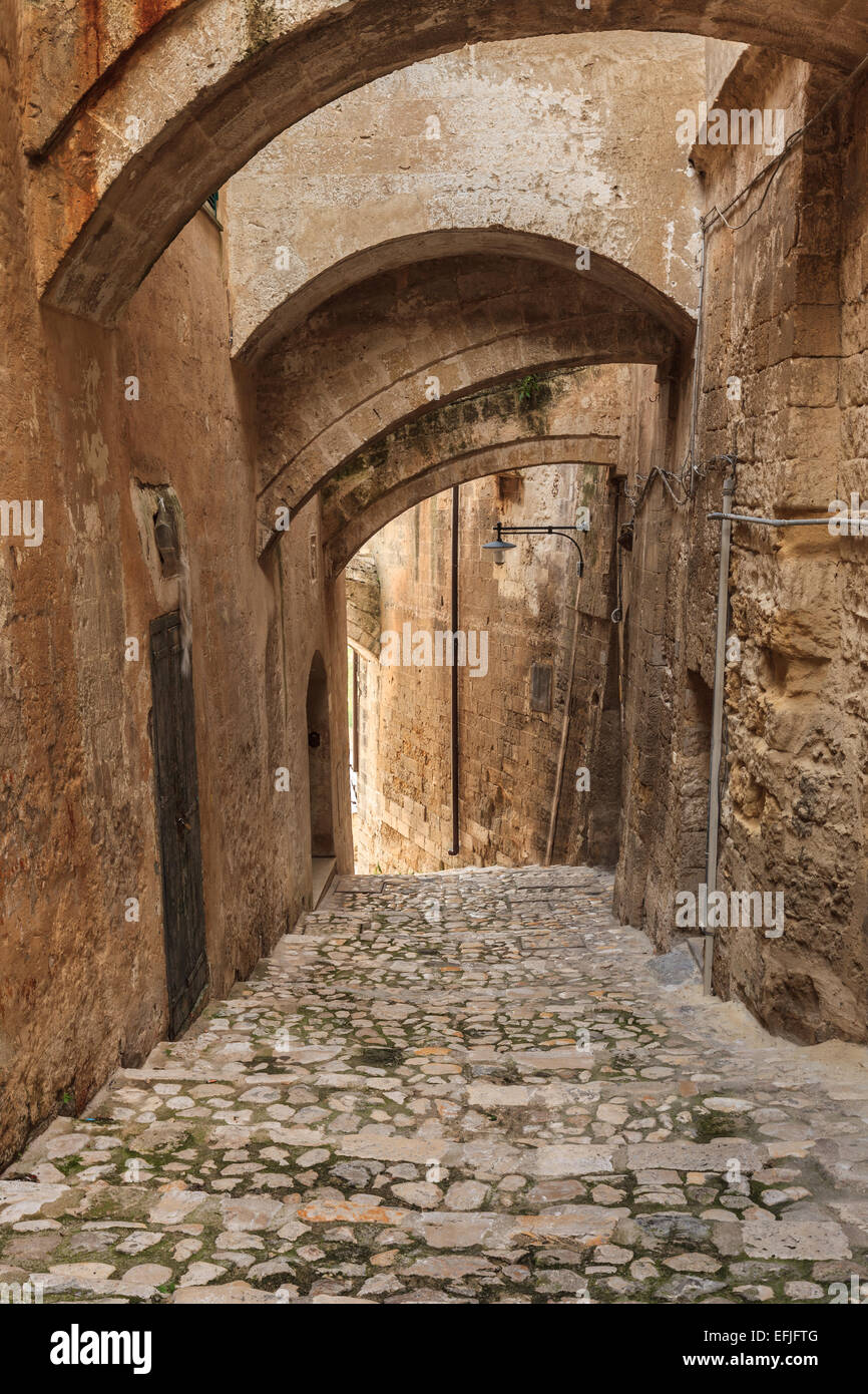 street in Matera, Italy Stock Photo Alamy