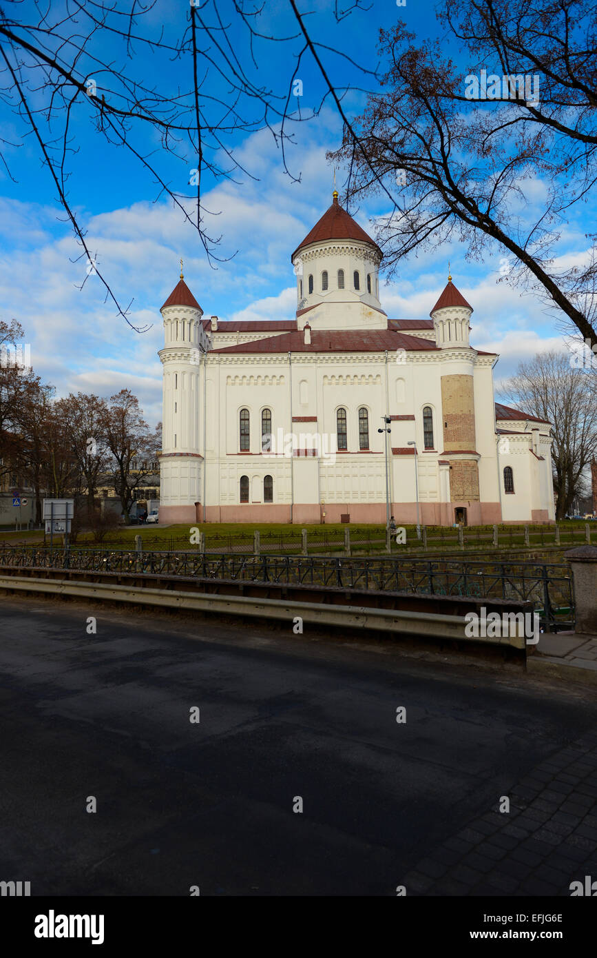 Cathedral of the Theotokos, orthodox church in Vilnius, Lithuania Stock Photo