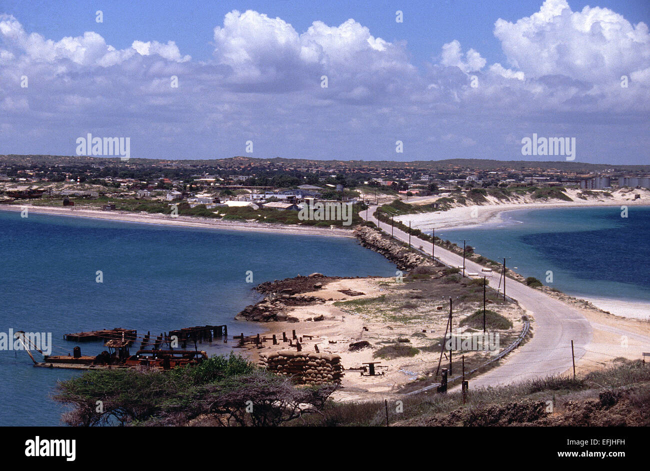General scene around Kismayo Somalia 1994 Stock Photo