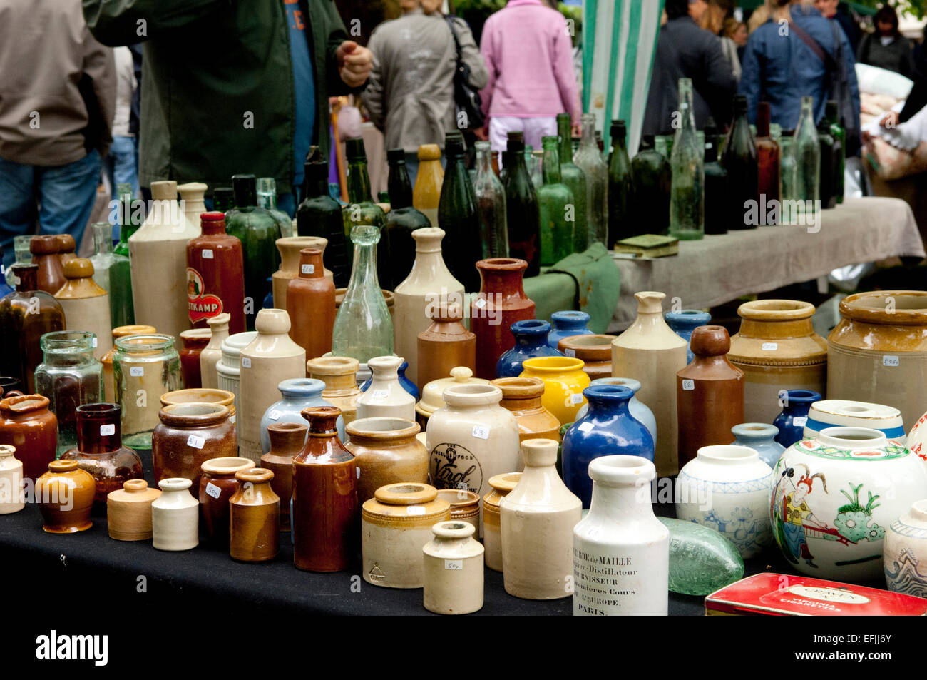 Old traditional English bottle collection Stock Photo Alamy