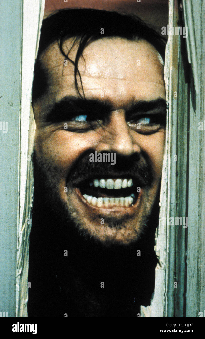 Jack Nicholson The Shining High Resolution Stock Photography and Images