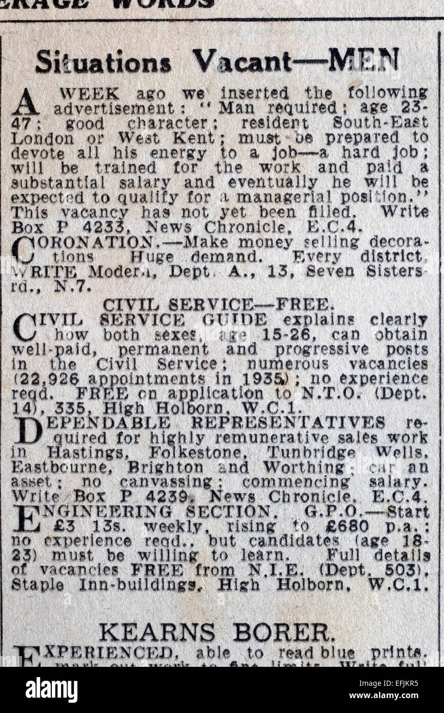 newspaper advertisement cutting from the late 1930s early 1940s 