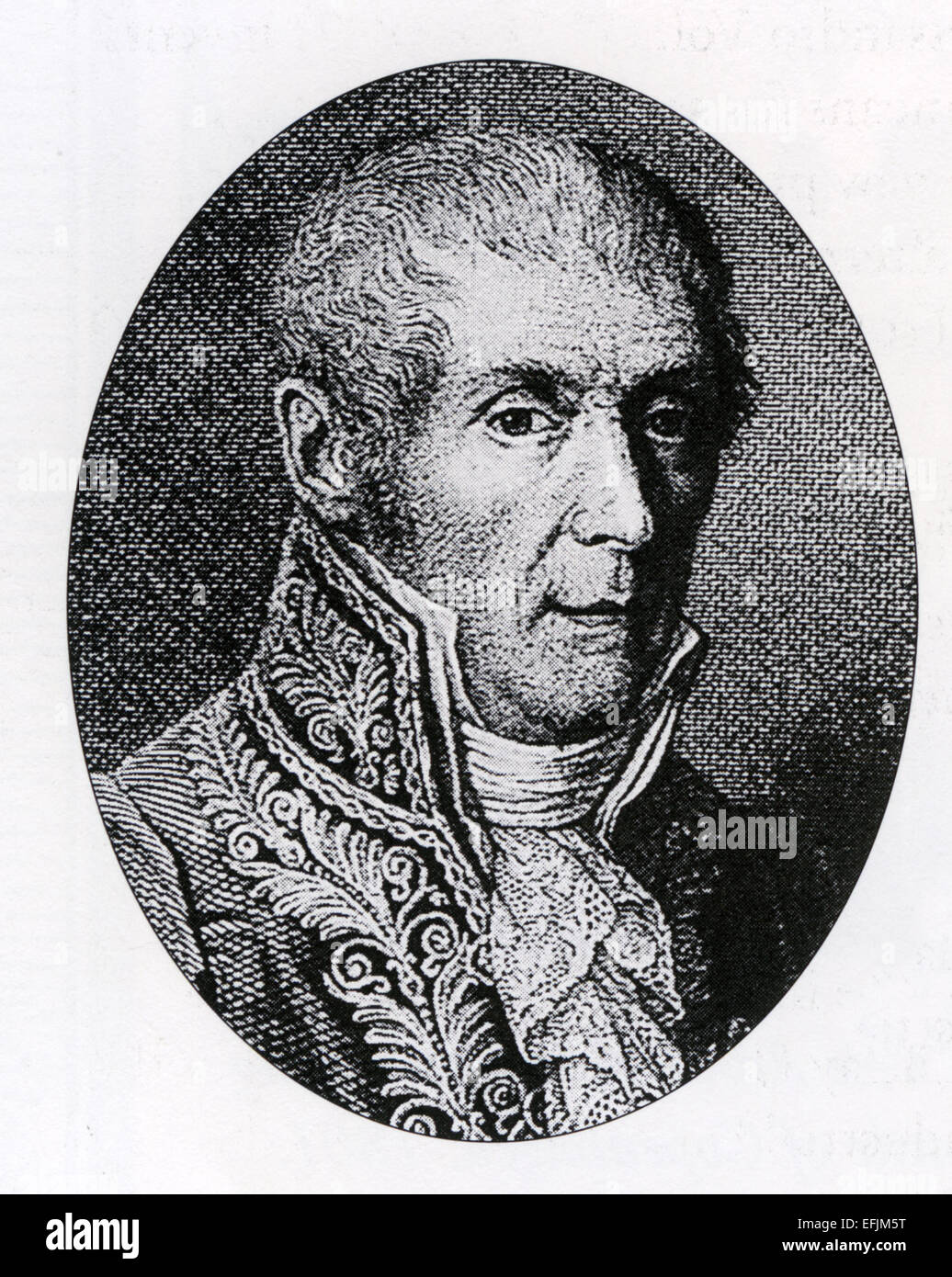 ALESANDRO VOLTA (1745-1827) Italian physicist who invented the battery  Stock Photo - Alamy