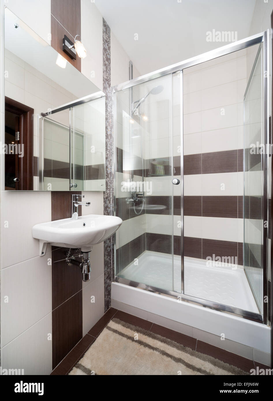 Brown And White Bathroom Tiles – Rispa