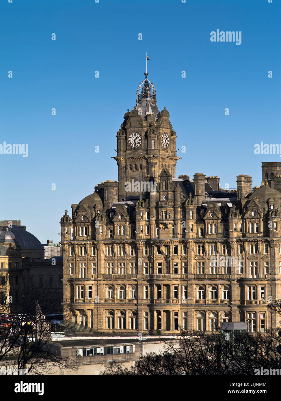 dh Balmoral hotel PRINCES STREET CITY EDINBURGH SCOTLAND Scottish hotels Stock Photo