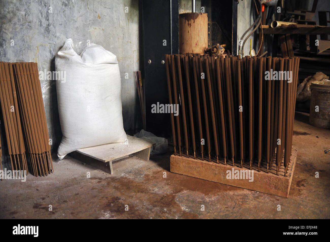 Java Incense Demak, Central Java, Indonesia. 5th Feb, 2015. CENTRAL JAVA, INDONESIA ...