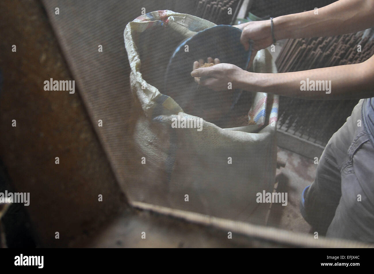 Java Incense Demak, Central Java, Indonesia. 5th Feb, 2015. CENTRAL JAVA, INDONESIA ...