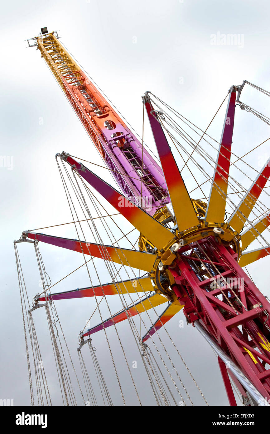 High ride in a fairgound Stock Photo - Alamy