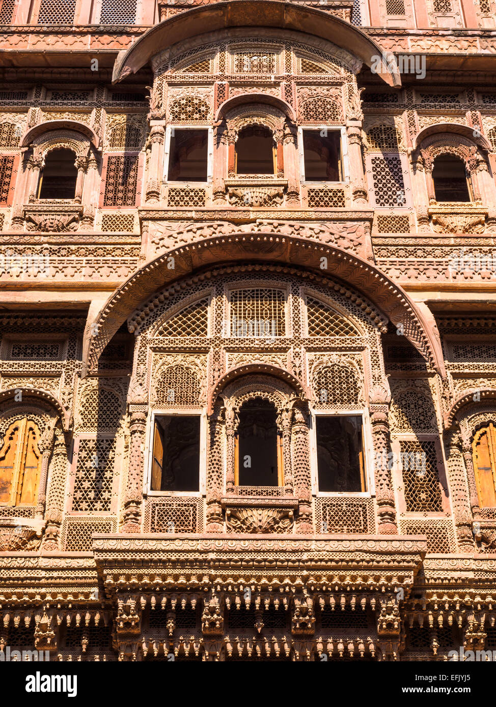 Mehrangarh Fort in jodhpur, Rajasthan, India Stock Photo