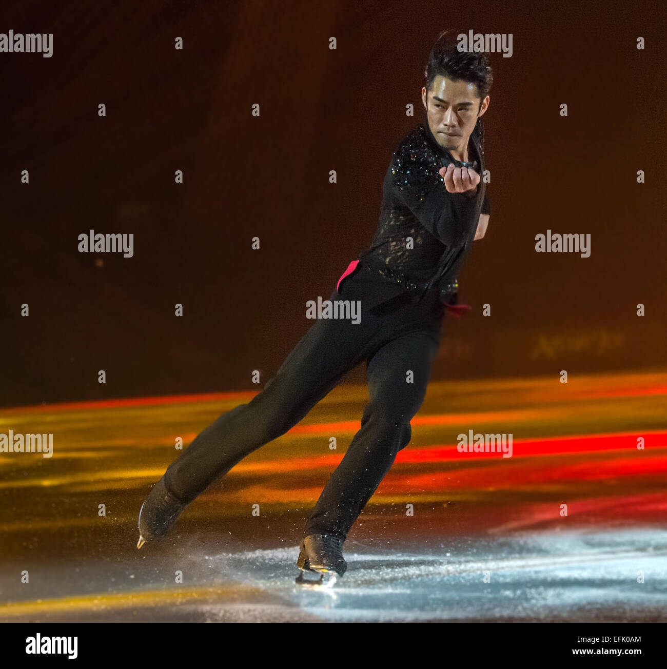 Zurich, Switzerland. 5th Feb, 2015. Daisuke Takahashi Figure SKating
