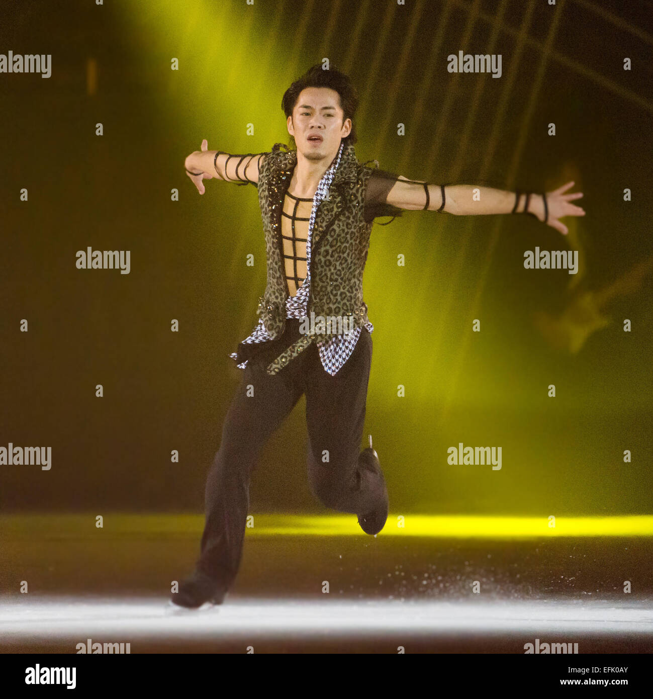 Zurich, Switzerland. 5th Feb, 2015. Daisuke Takahashi Figure SKating