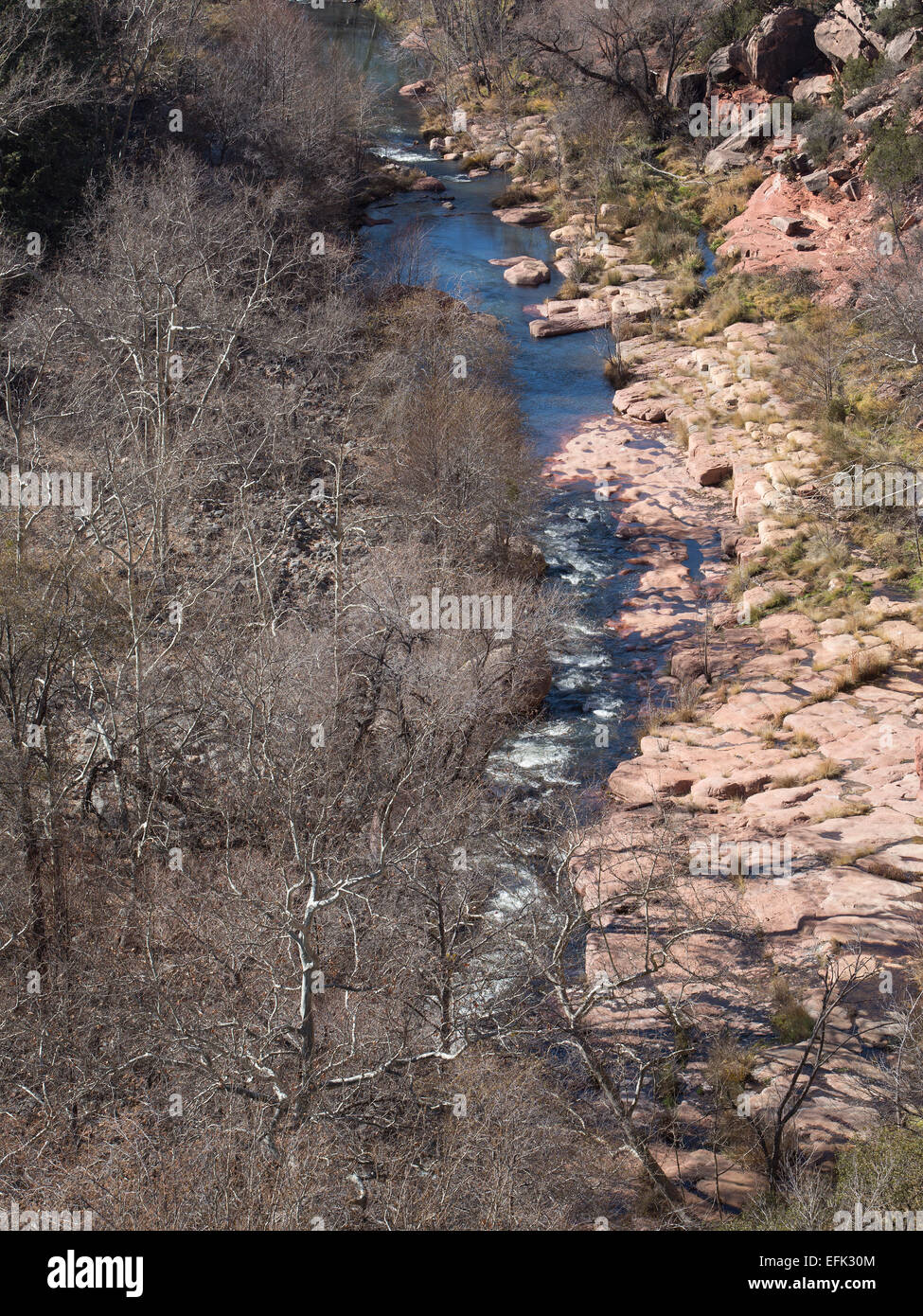 Sedona, Arizona oak Creek landscape Stock Photo - Alamy