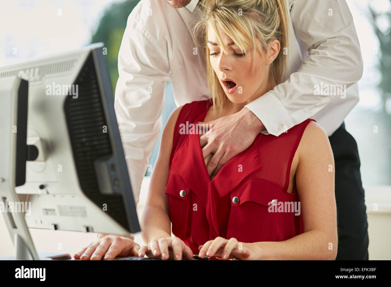 Groped at office
