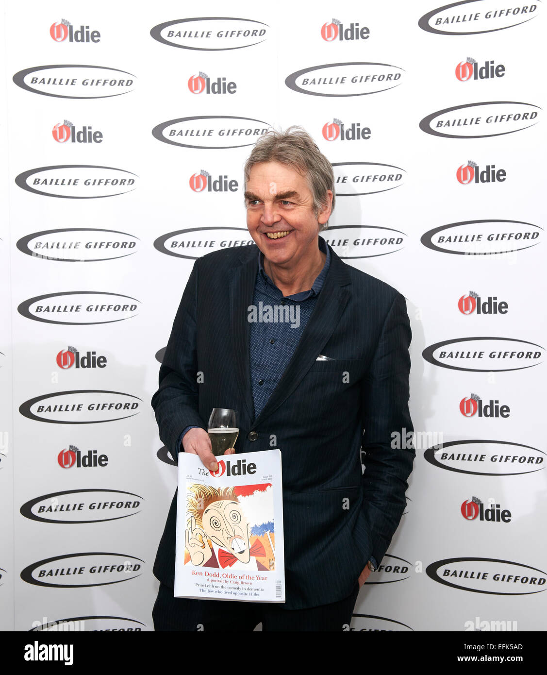 Mark Ellen at the Oldie of the Year Awards 2015 Stock Photo