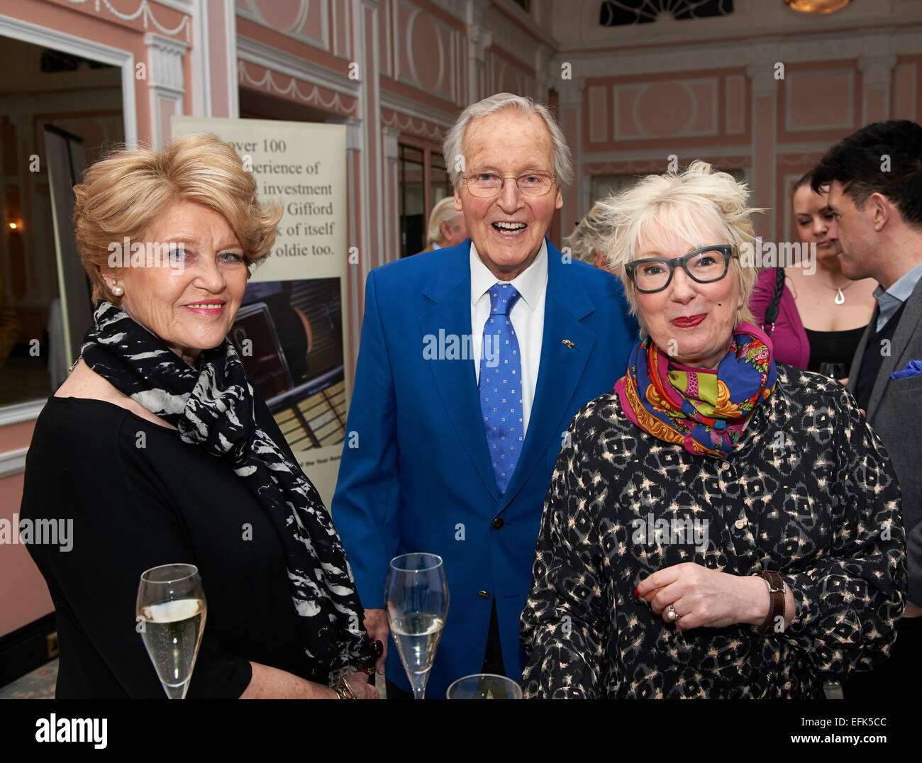 Ann Reynolds, Nicholas Parsons, Jenny Eclair at the Oldie of the Year Awards 2015 Stock Photo