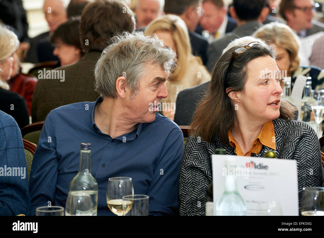 Mark Ellen & Eliza Waugh at The Oldie of the Year Awards 2015 Stock Photo