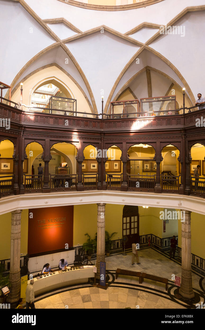 India,Maharashtra, Mumbai, Colaba district, Chhatrapati Shivaji Maharaj Vastu Sangrahalaya Museum (Prince of Wales Museum). Stock Photo
