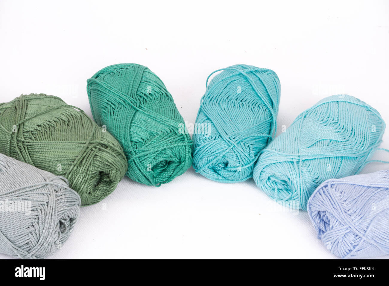 colorful yarn isolated on white background Stock Photo - Alamy