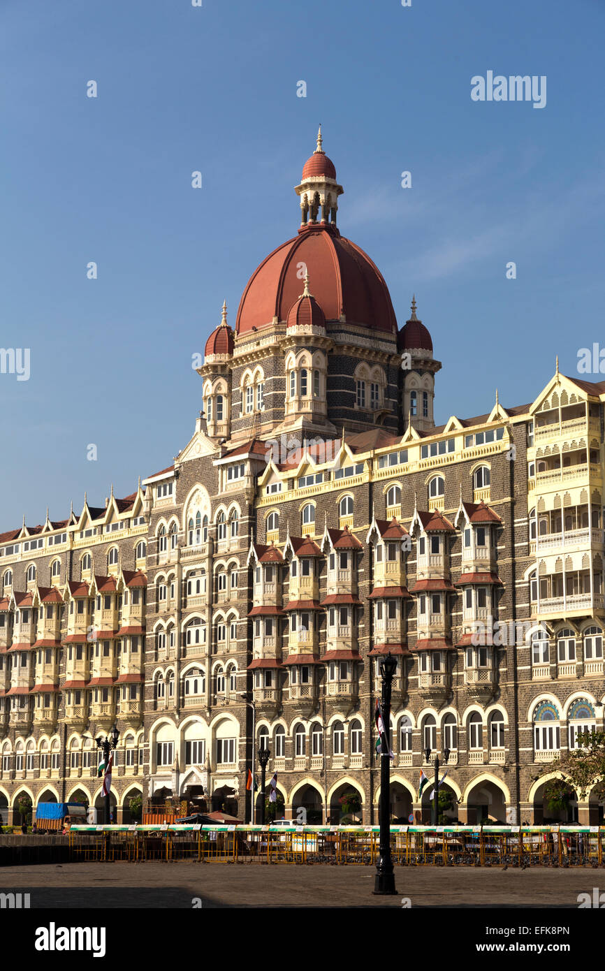 India, Maharashtra, Mumbai, Colaba district, Taj Hotel Stock Photo