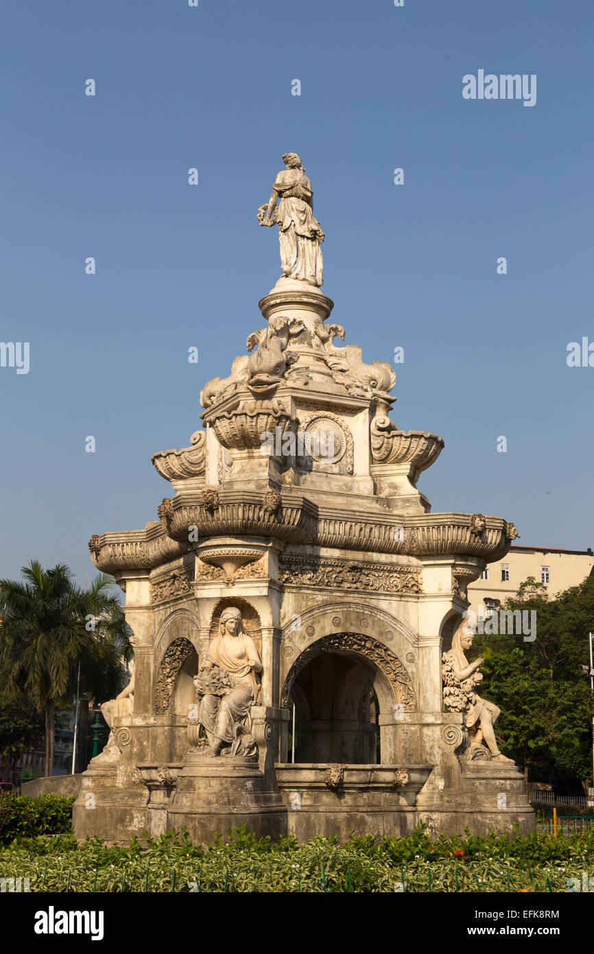 India, Maharashtra, Mumbai, Flora fountain Stock Photo