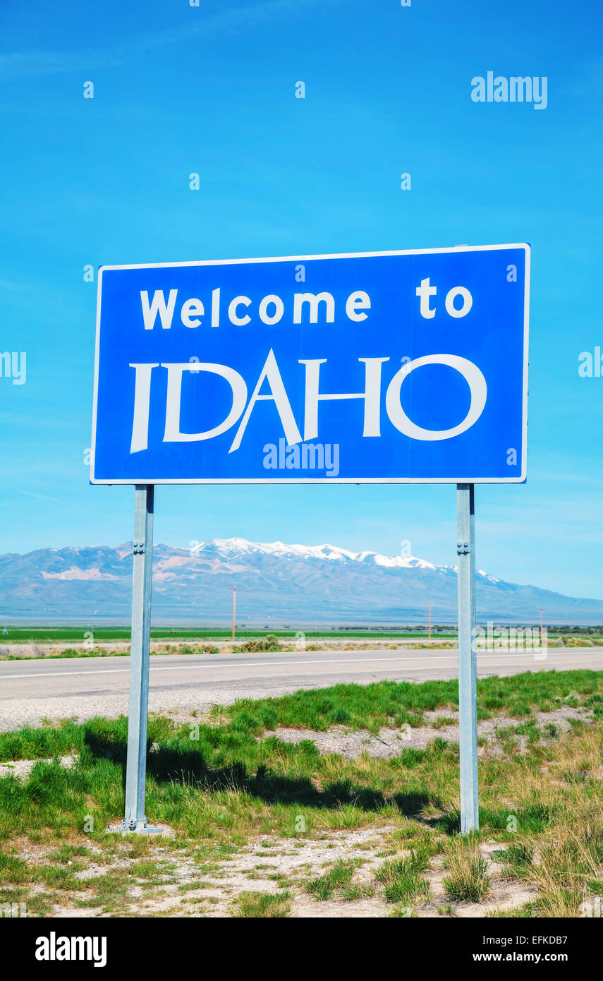 idaho state sign hires stock photography and images Alamy