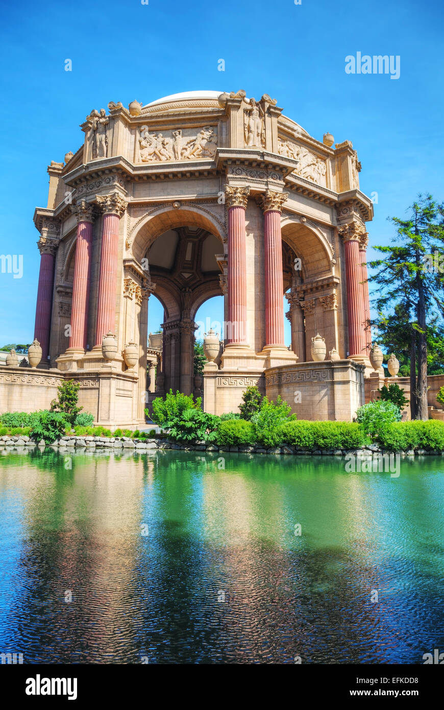 Palace of fine arts museum of san francisco hires stock photography
