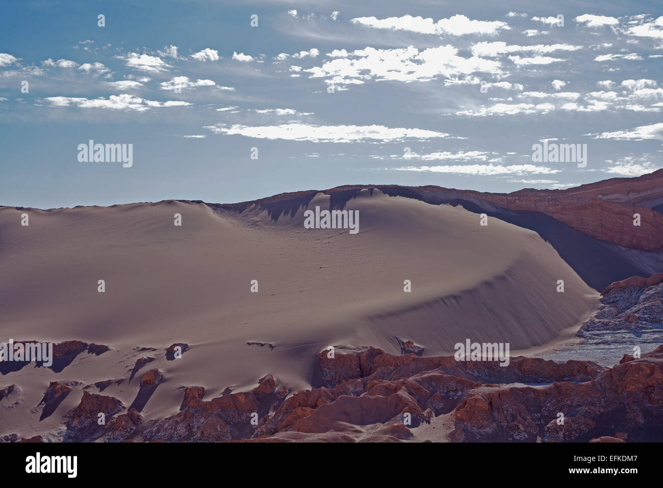 Atacama Desert Valle de Luna Chile Stock Photo
