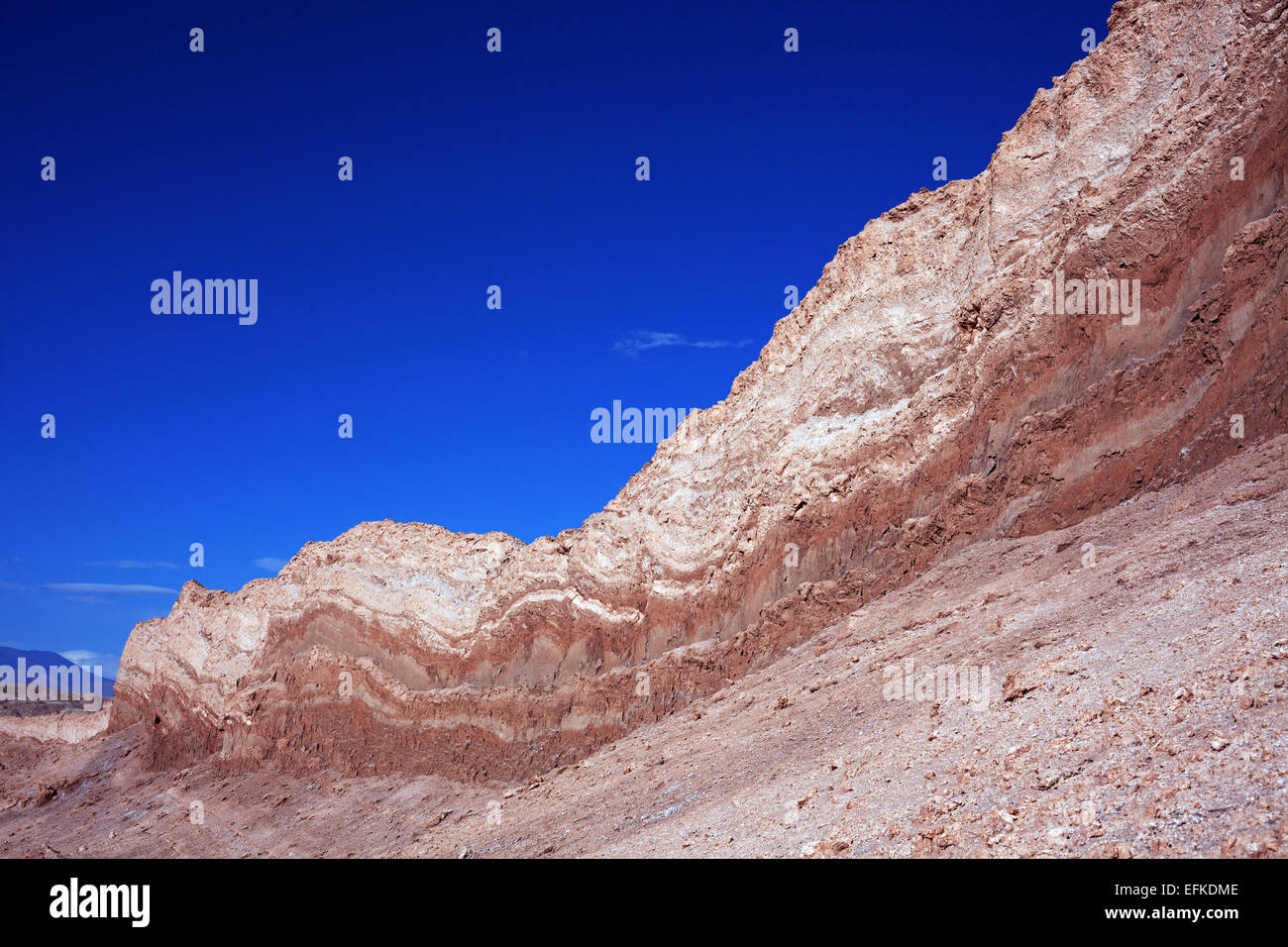 Valle de Luna  Atacama Desert Chile Stock Photo