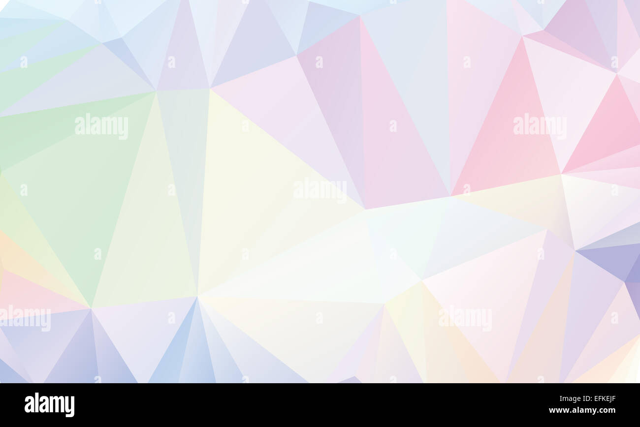 Pastel polygon geometric with  triangle parametric shape Stock Photo