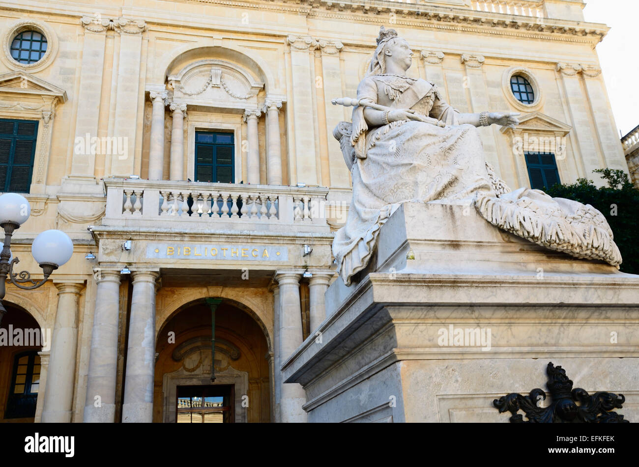 Valletta is the capital of Malta Stock Photo