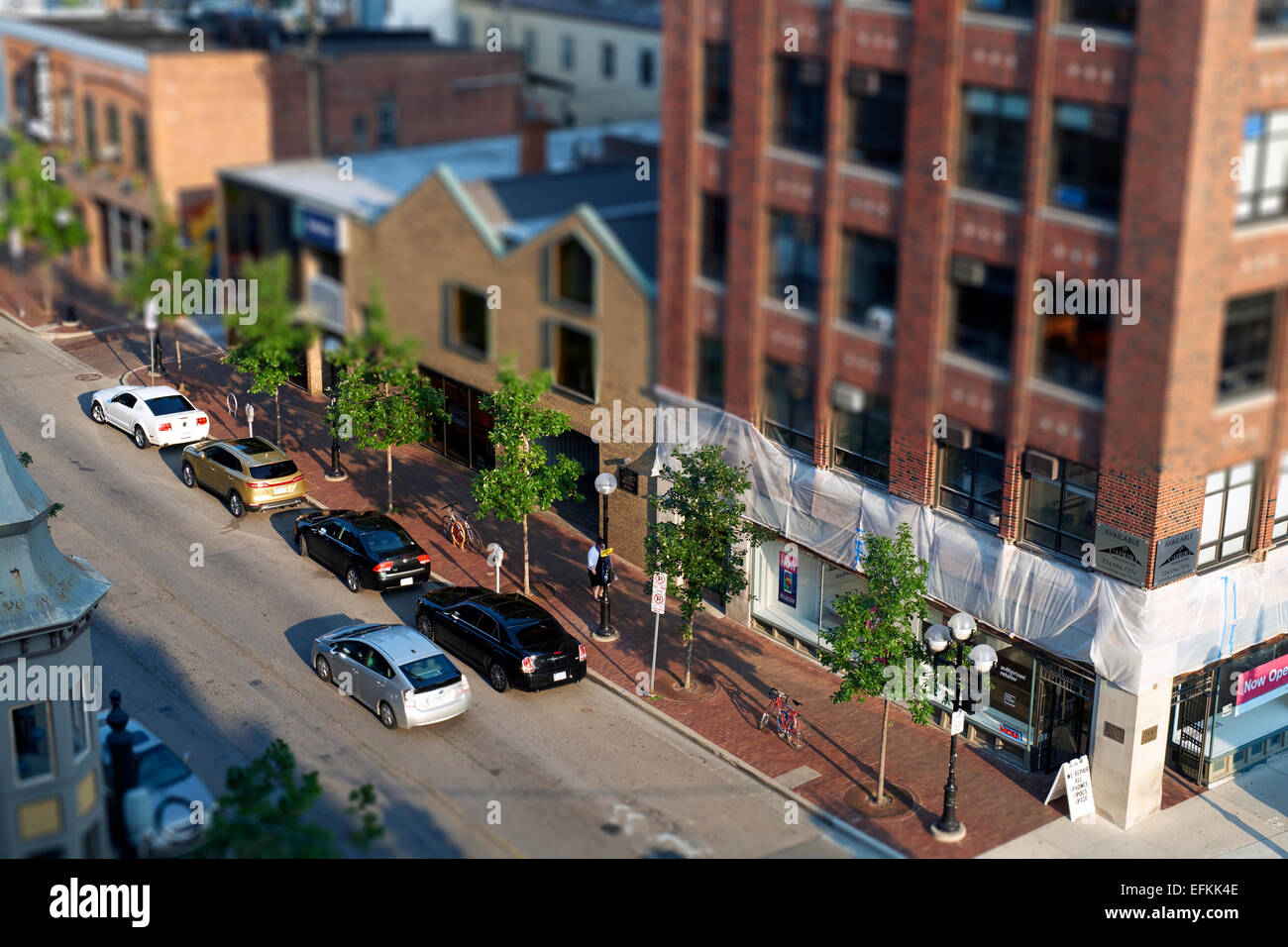 Ann Arbor Michigan City Street Stock Photo Alamy