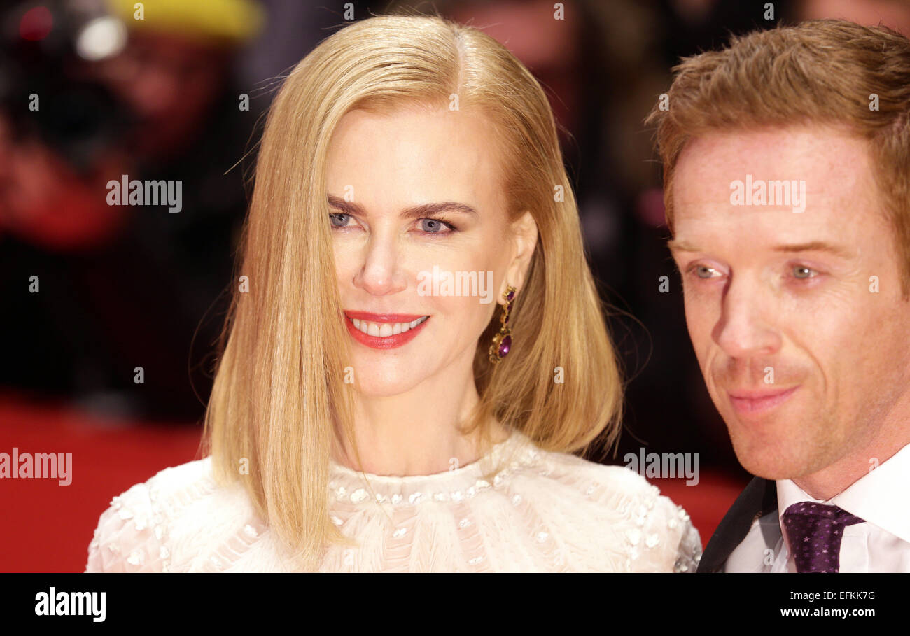 Berlin, Germany. 06th Feb, 2015. Australian actress Nicole Kidman and british actor Damian Lewis arrive for the screening of 'Queen of the Desert' during the 65th annual Berlin Film Festival, in Berlin, Germany, 06 February 2015. The movie is presented in the Official Competition of the Berlinale, which runs from 05 to 15 February 2015. PHOTO: MICHAEL KAPPELER/dpa/Alamy Live News Stock Photo