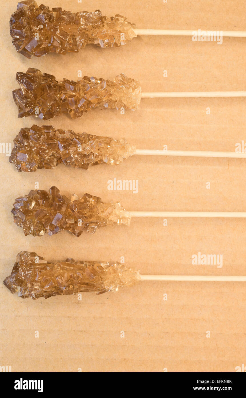 Crystallized brown sugar sticks hires stock photography and images Alamy