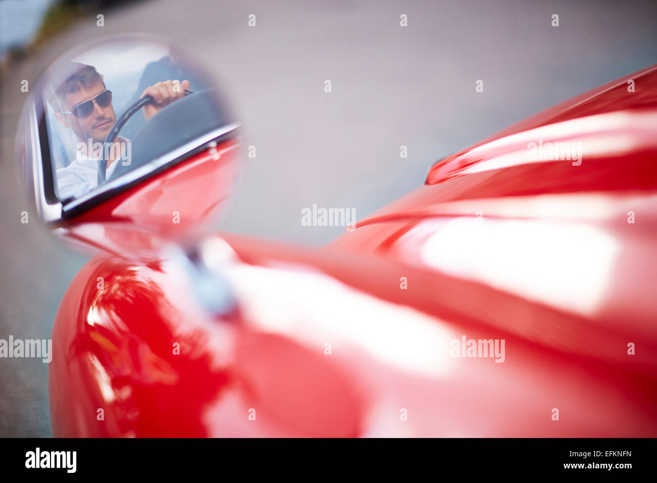 Man driving sports car hi-res stock photography and images - Alamy