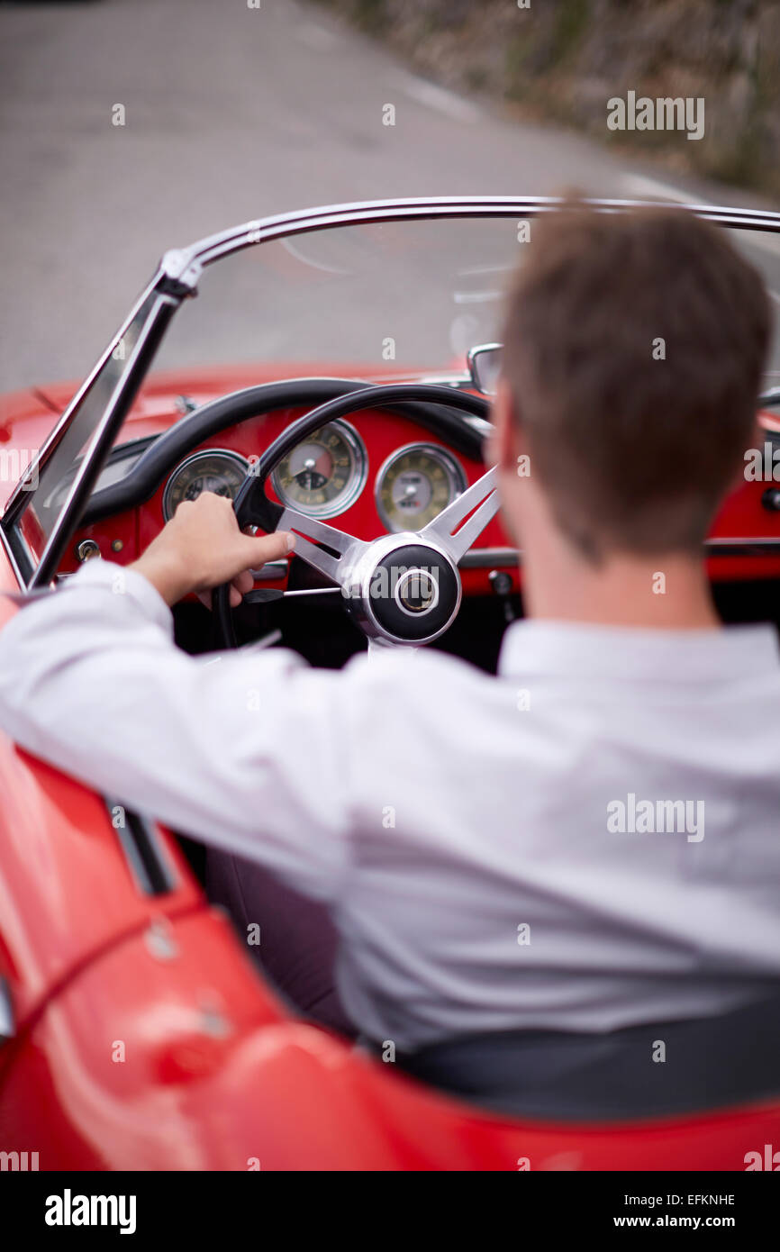 Man in sunglasses driving car hi-res stock photography and images - Alamy