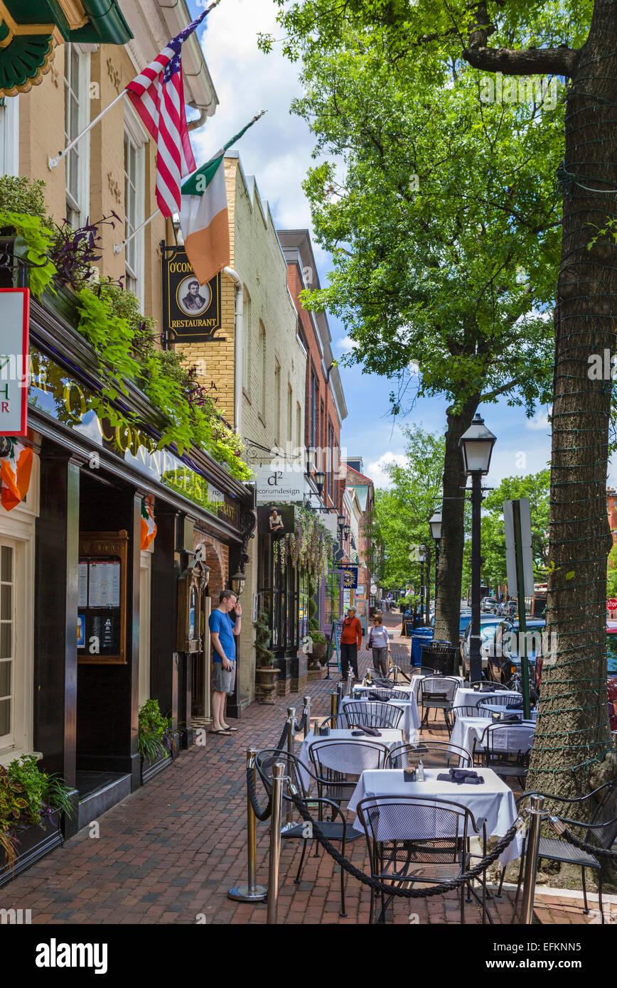 King Street Alexandria Virginia Stock Photos & King Street Alexandria
