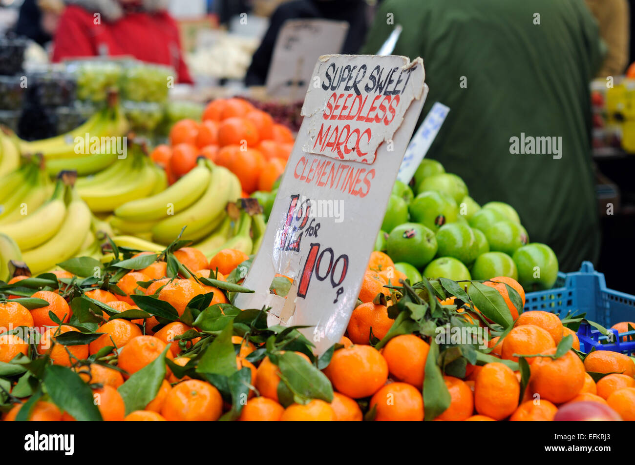 Leicester Fruit And Vegetable Market Stock Photo Alamy