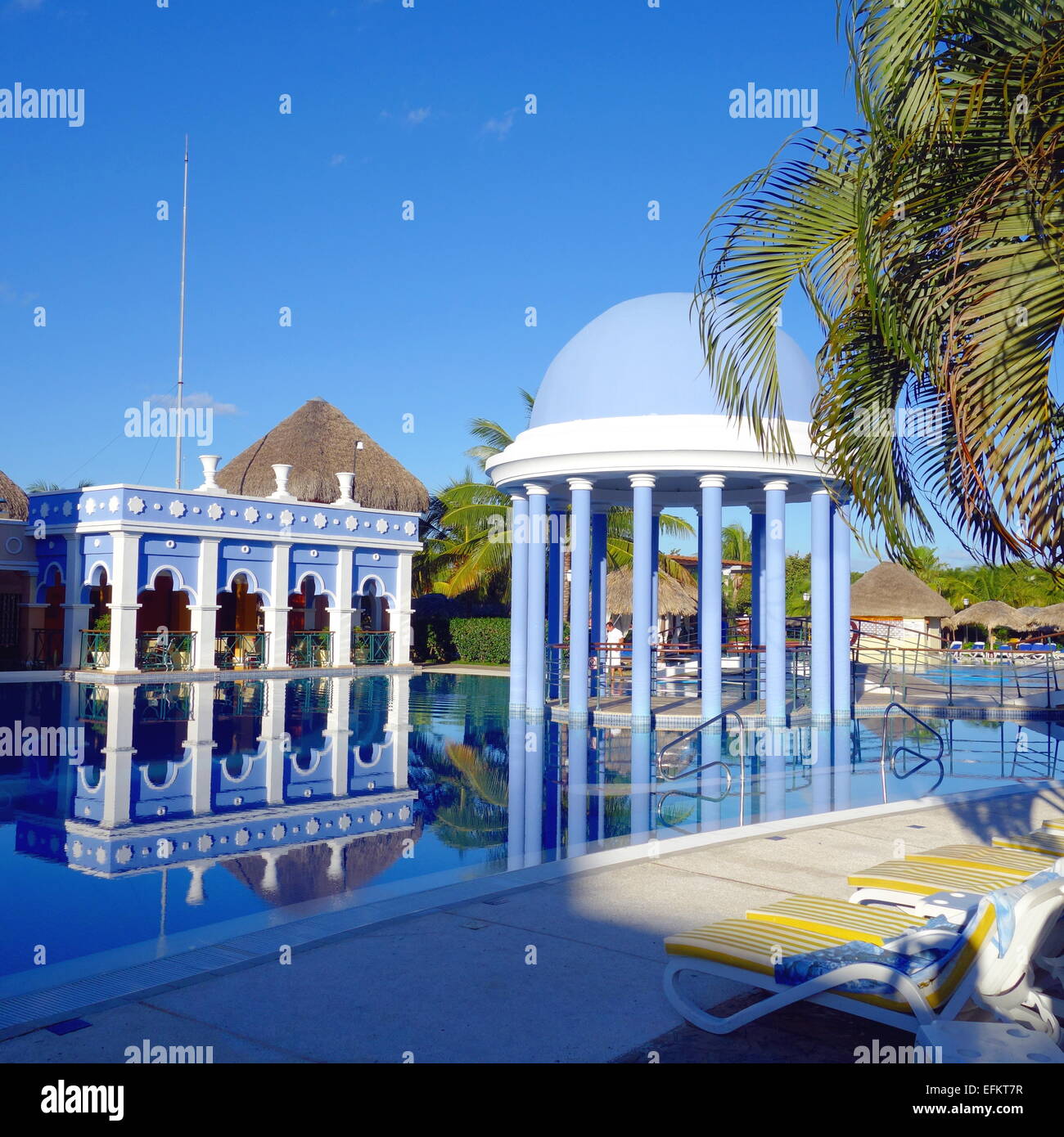 Exclusive resort in Varadero, Cuba Stock Photo