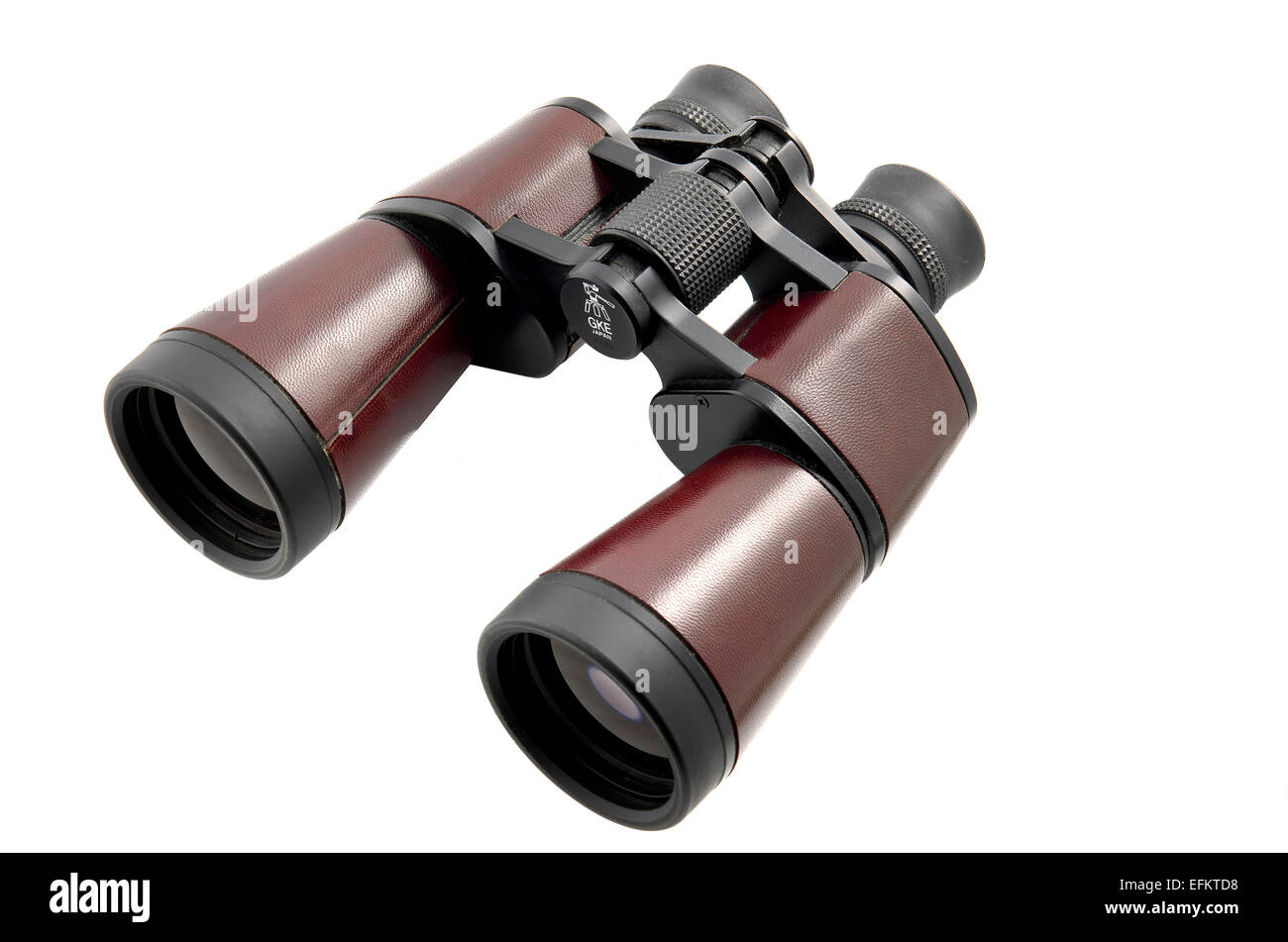 cut out of a pair of binoculars Stock Photo