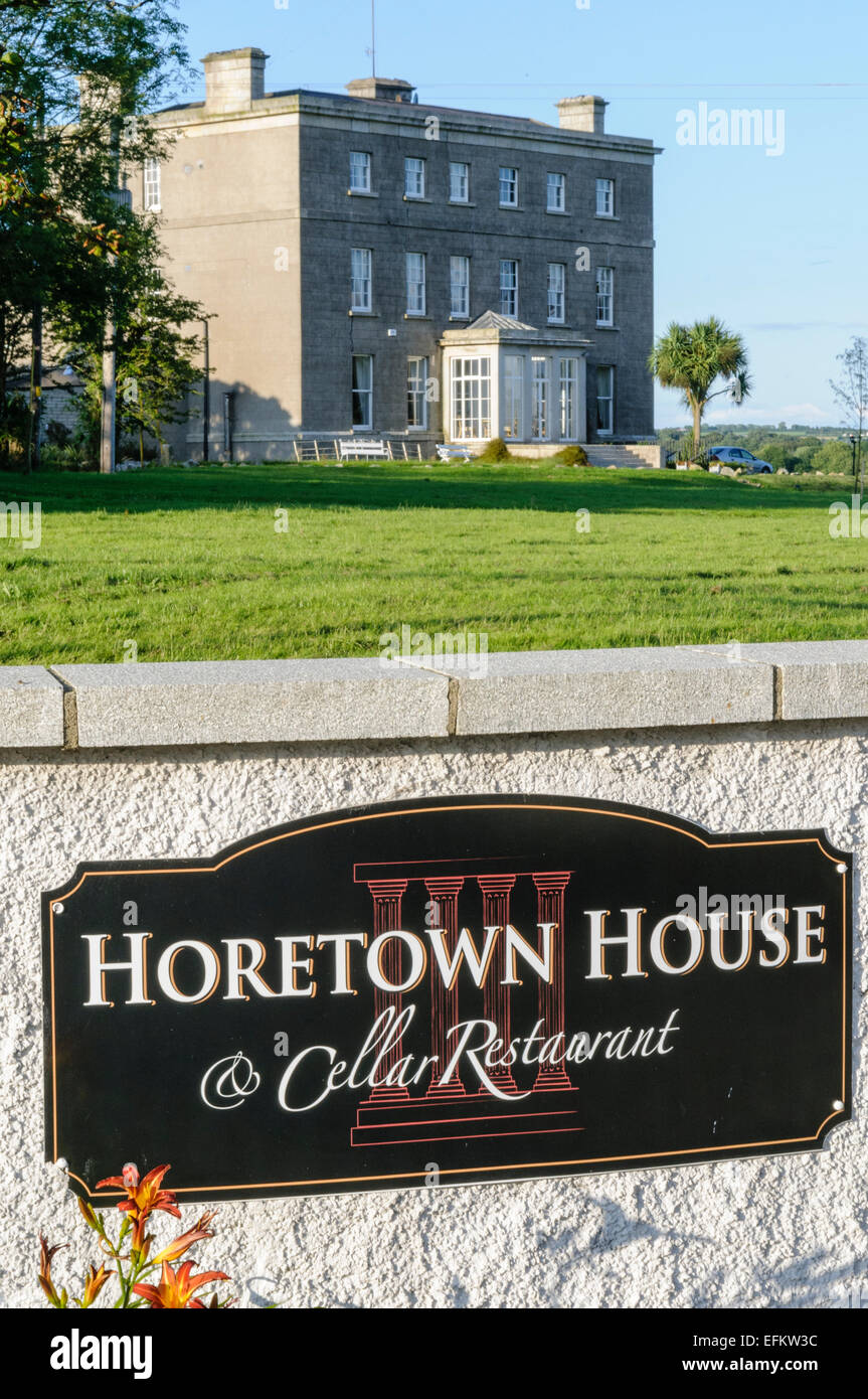 Horetown Country House and Cellar Restaurant hotel and wedding venue Stock Photo