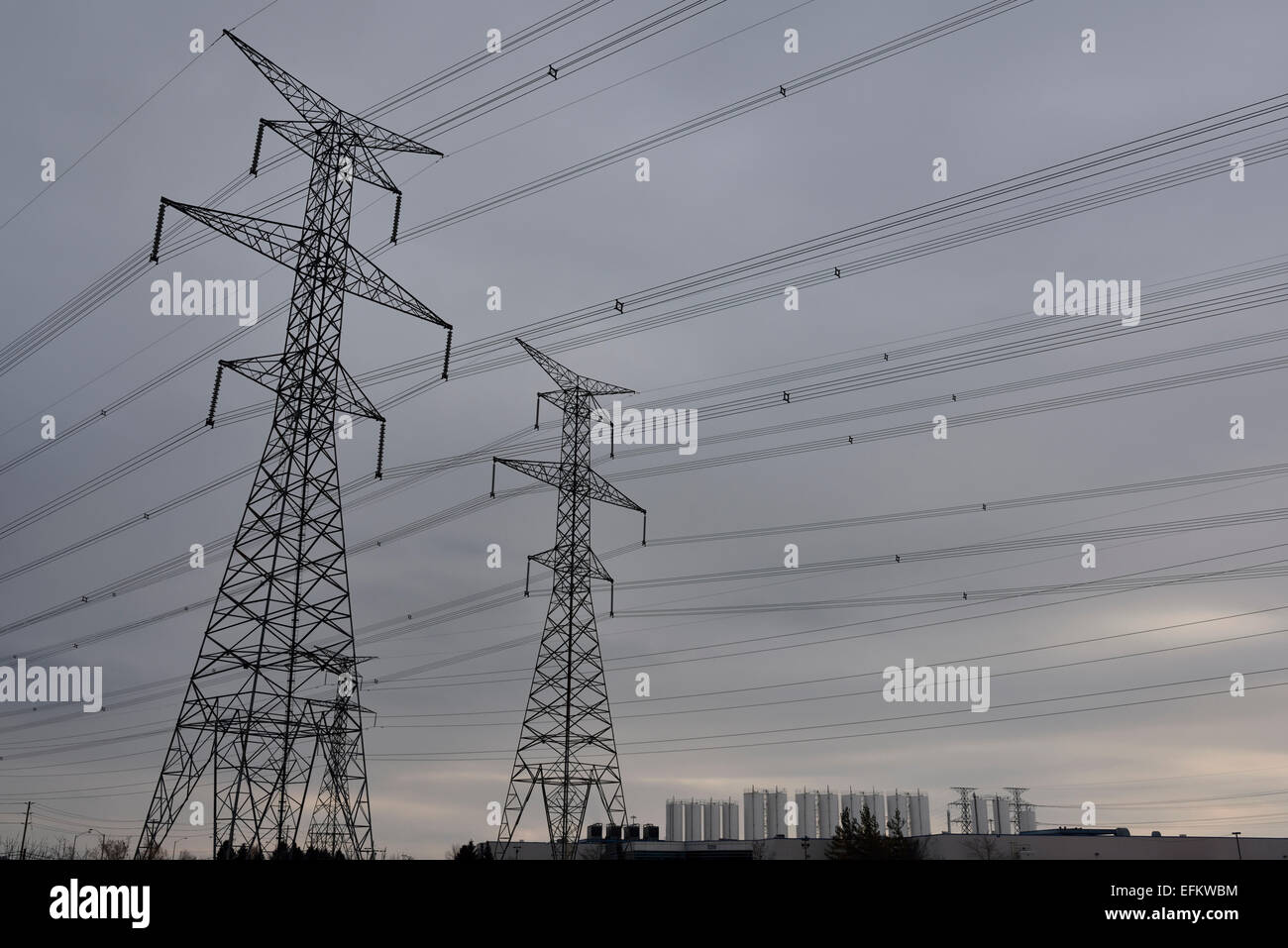 Hydro towers hi-res stock photography and images - Alamy