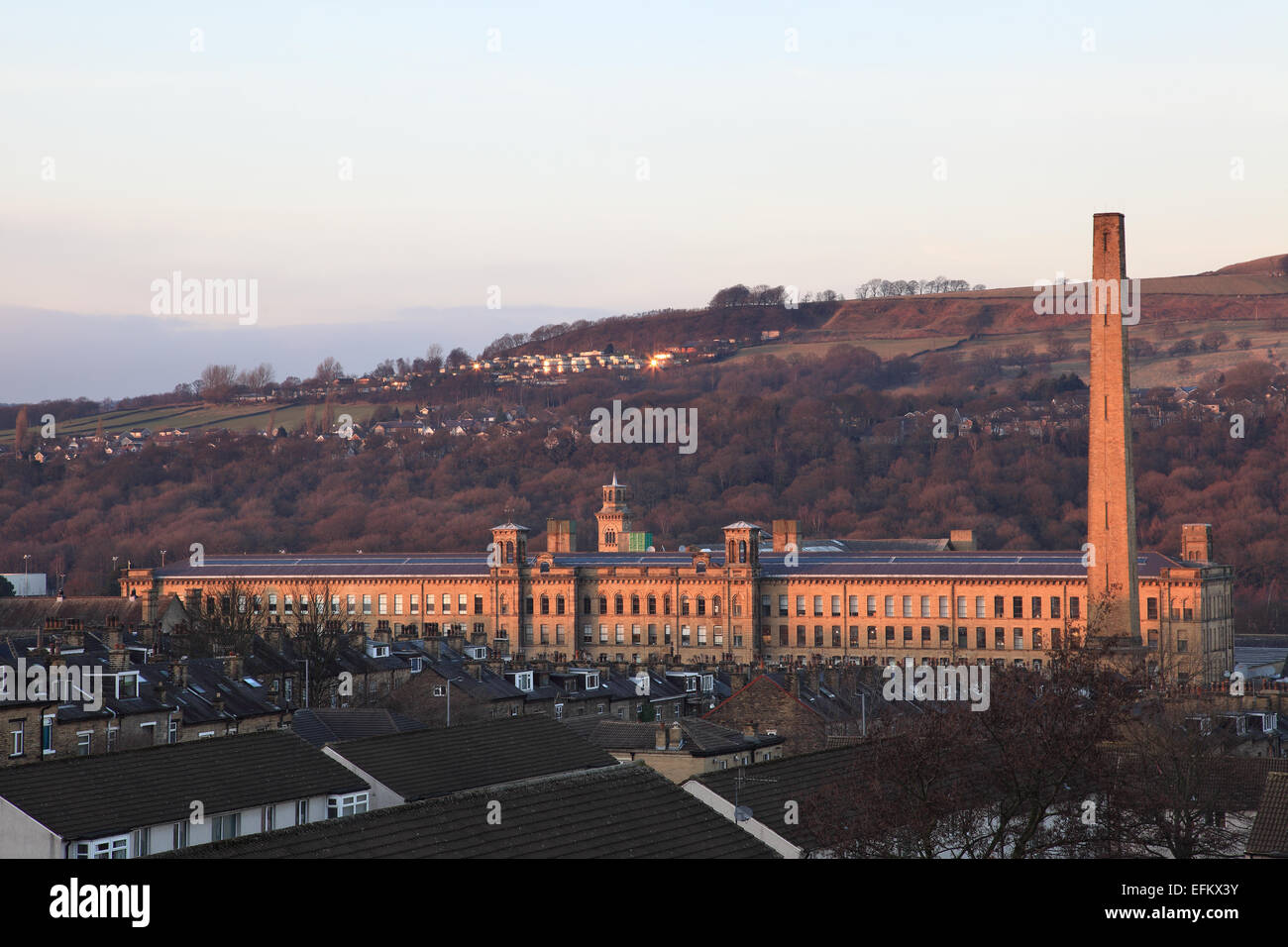Salts Mill in Saltaire, Bradford, was built by the wealthy Victorian industrialist Sir Titus